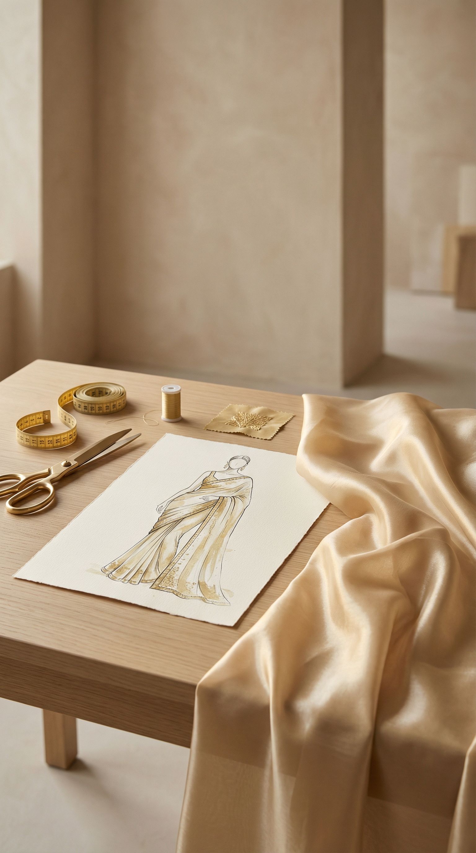 Close up of luxury fabric texture